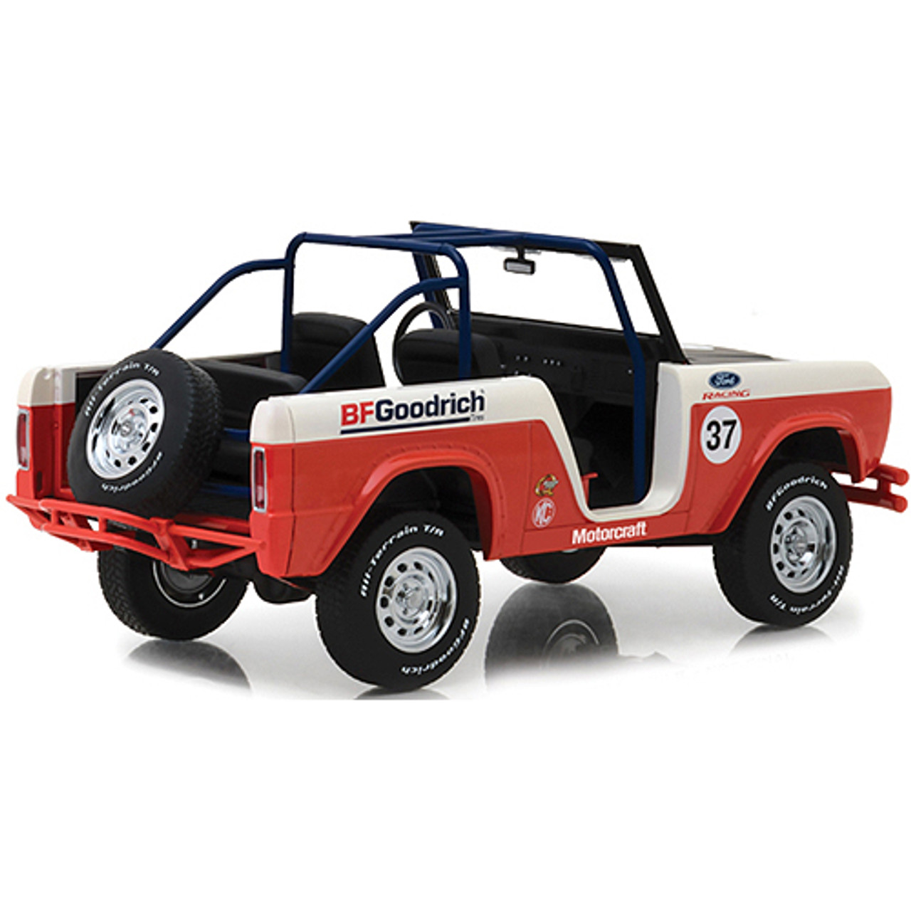 1966 Ford BF Goodrich Baja Bronco 1:18 Scale Diecast Replica Model