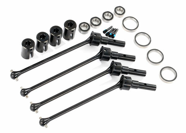 Traxxas Maxx Steel CV Driveshafts for use with #8995 WideMaxx Suspension - Requires #8654 series 17mm Splined Hubs and #7758 series 17mm Nuts