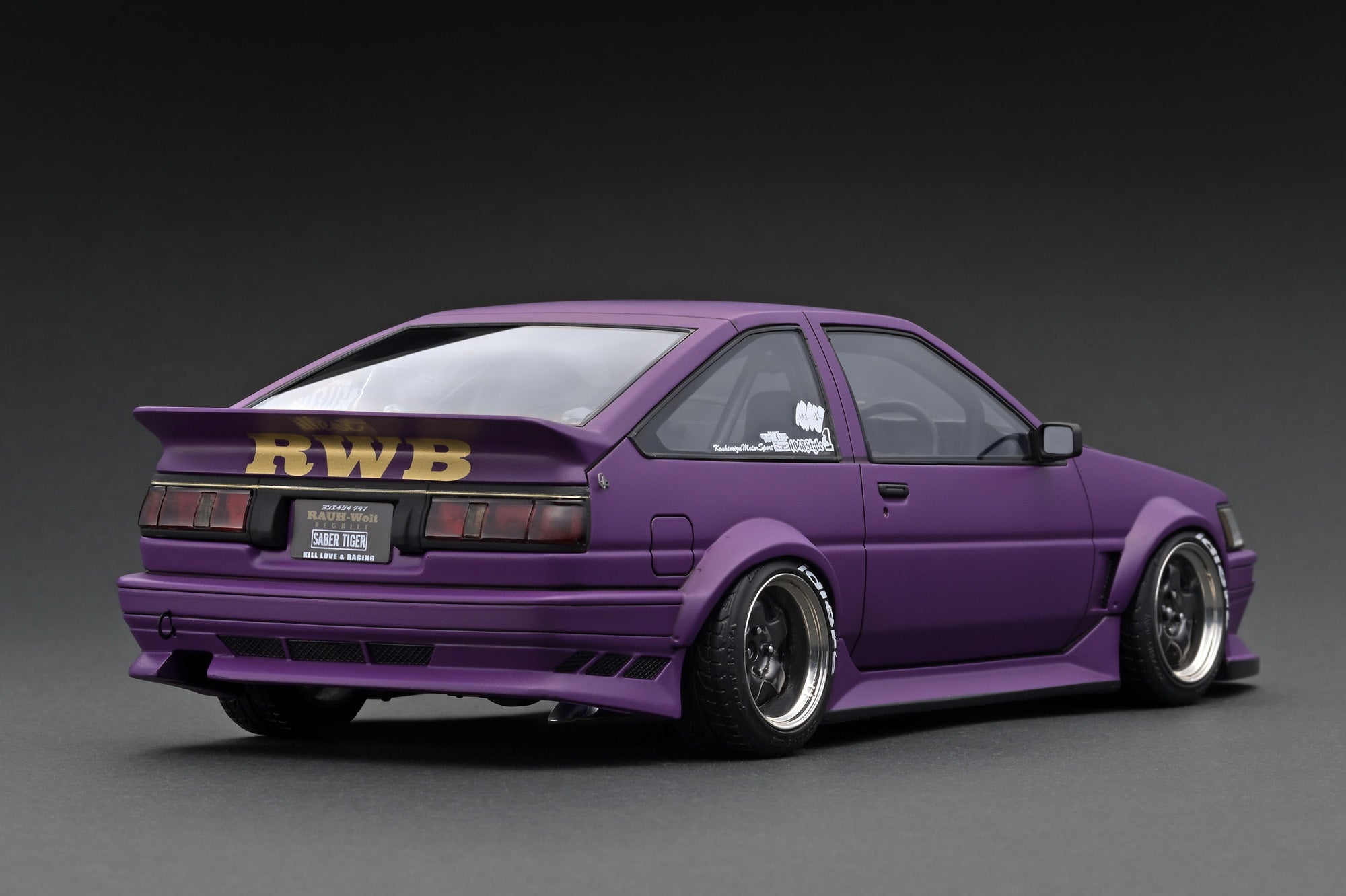 *PREORDER* Ignition Model 1:18 Toyota AE86 RWB in Matte Purple