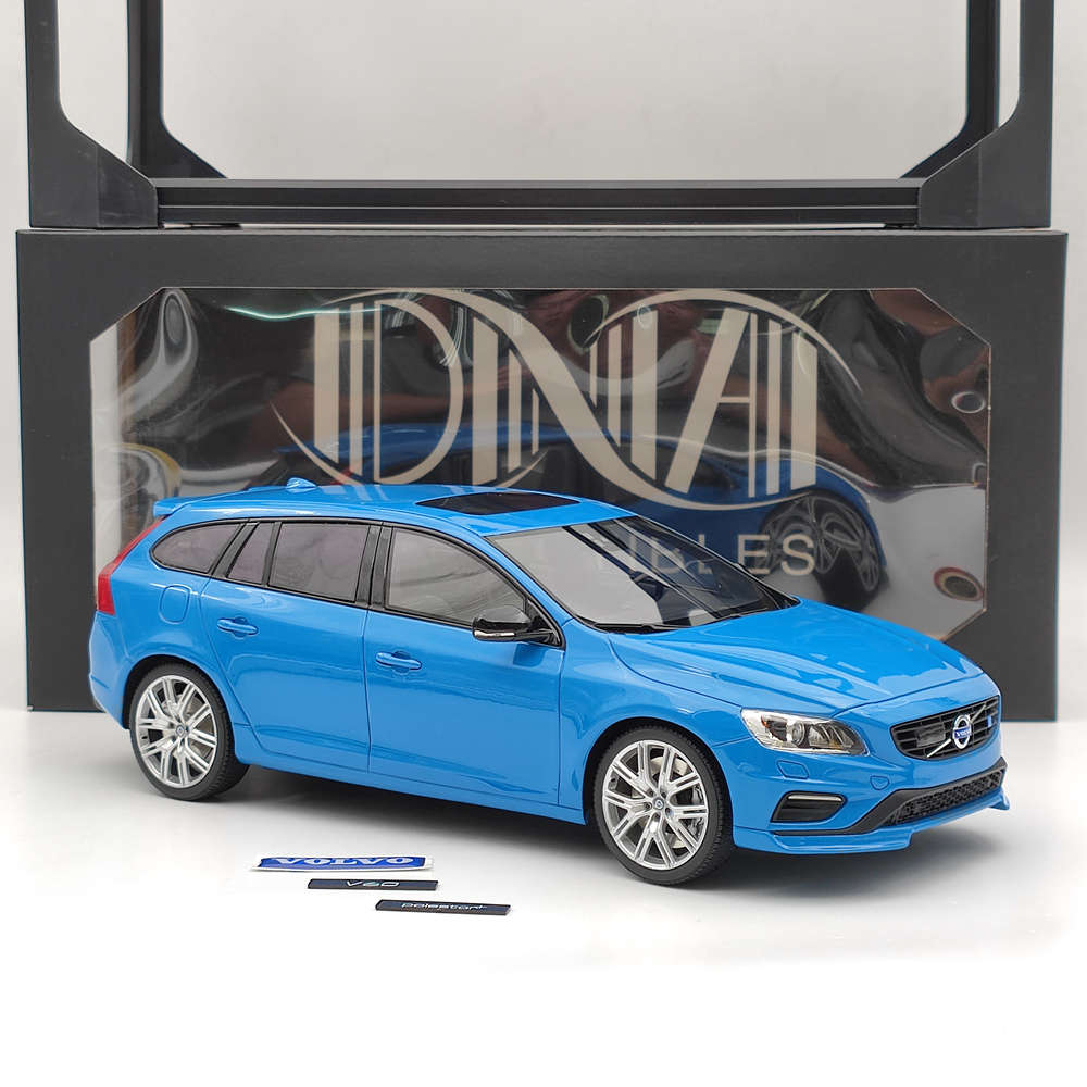 DNA Collectibles 1/18 Volvo V60 Polestar Engineered DNA000123 Resin Model Blue Toys Car Gift