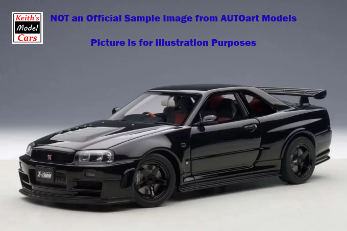 [1/18 Scale] Nissan Skyline GT-R (R34) Z-Tune in Black Pearl by AUTOart Models