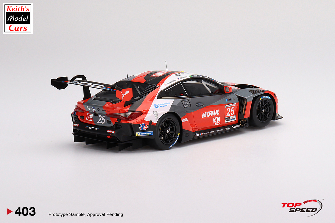 [1/18 Scale] BMW M4 GT3 - BMW Team RLL - 2022 IMSA Daytona 24 Hrs (No.25 C. de Phillippi/J. Edwards/A. Farfus/J. Krohn) by TopSpeed-Models