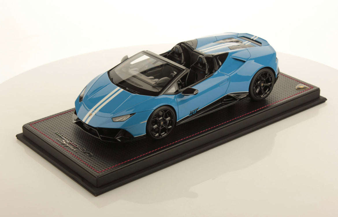 Lamborghini Huracan Spyder - Blu Le Mans 60th Anniversary - 1:18