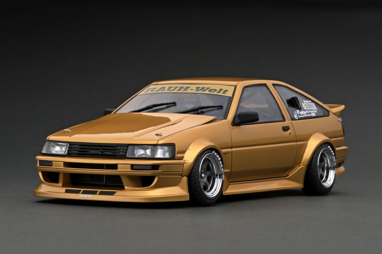 *PREORDER* Ignition Model 1:18 Toyota AE86 RWB in Gold