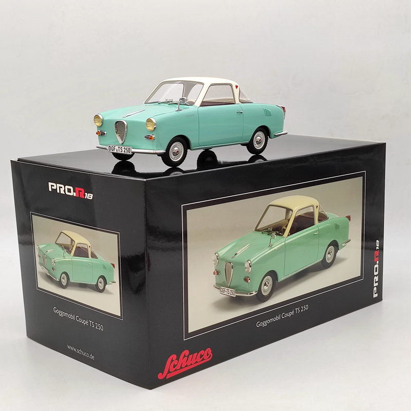 1/18 Schuco Goggomobil Coupe TS 250 Blue Resin Model Car Limited Collection