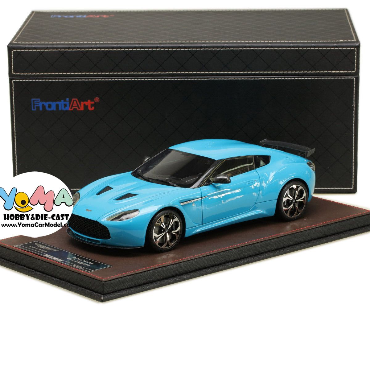 Frontiart 1/18 Aston Martin V12 Zagato Open Tiffany Blue FA009-33