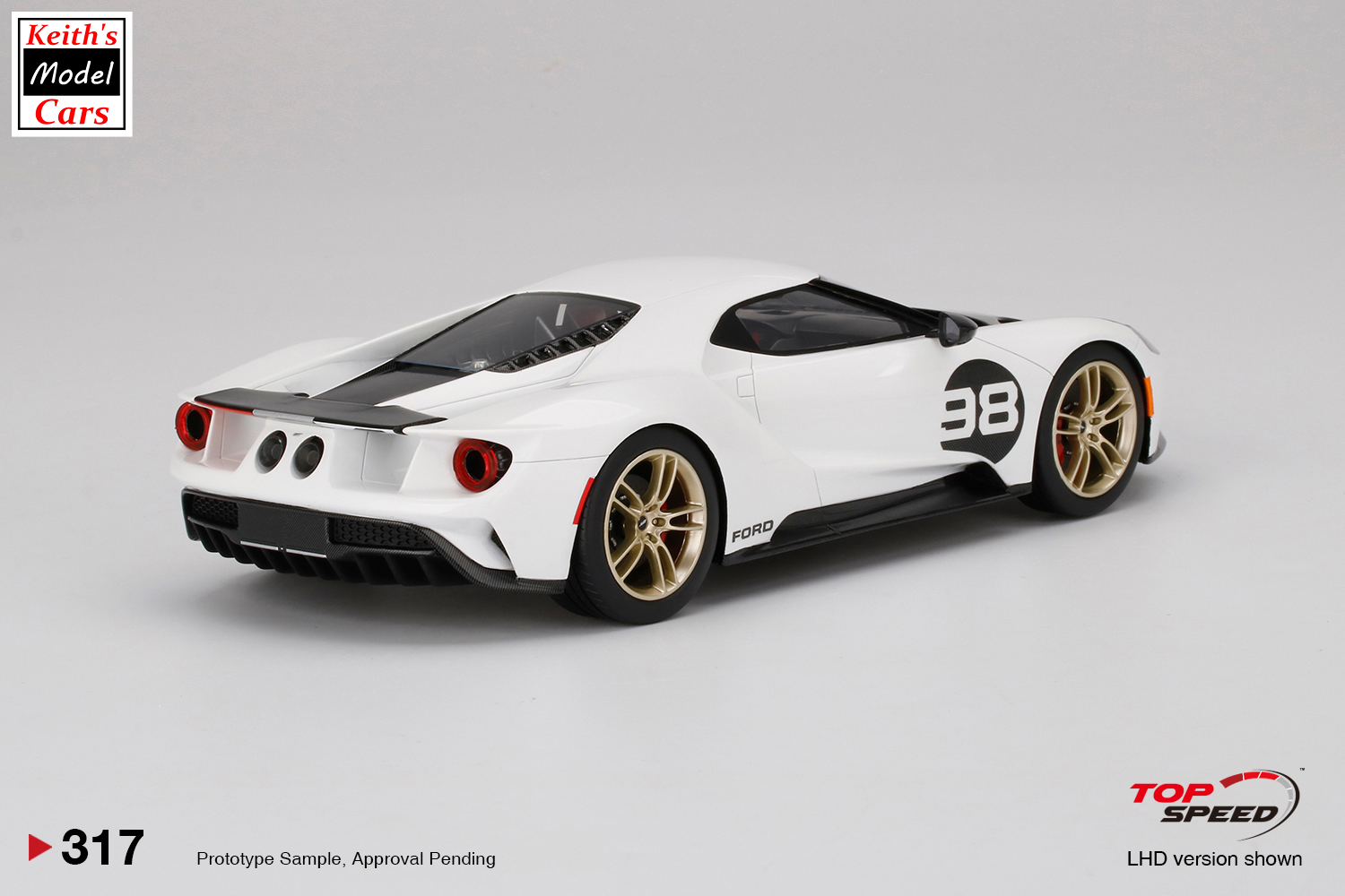 [1/18 Scale] Ford GT 2021 Heritage Edition, by TopSpeed-Models