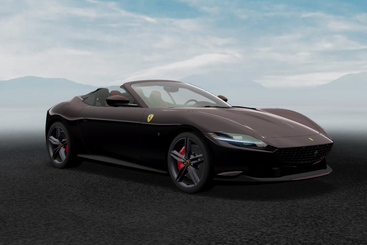 Ferrari Roma Spider - Nero Purosangue - 1:18