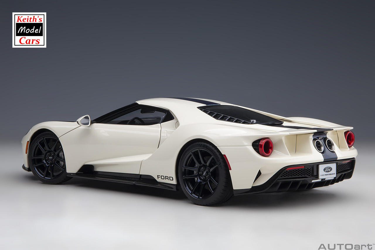 [1/18 Scale] Ford GT 2022 ’64 Prototype Heritage Edition in Wimbledon White by AUTOart Models