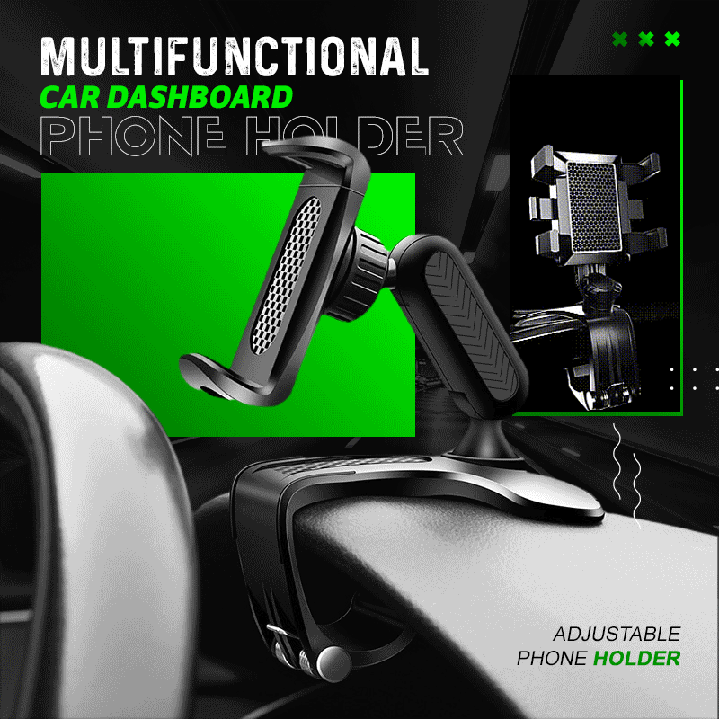 Soporte para teléfono multifuncional para salpicadero de coche