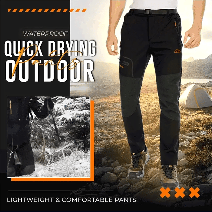 Pantalones de exterior impermeables y de secado rápido