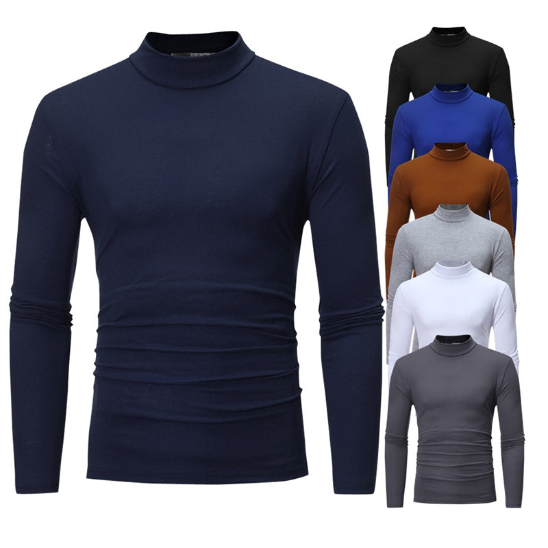 Camiseta Térmica Cuello Alto Algodón