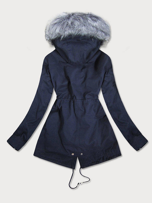 Chaqueta de invierno azul marino