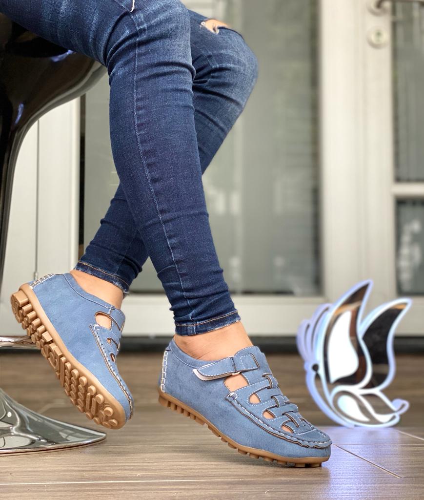 Nuevas sandalias de punta redonda para mujer