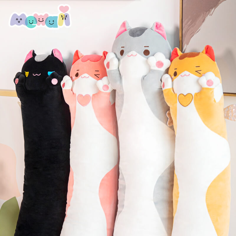 Loooong Family Long Cat Kitten Stuffed Animal Kawaii Plushies