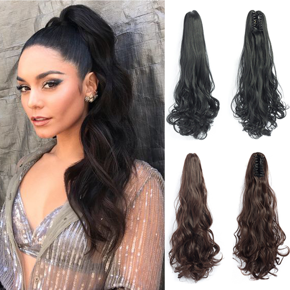 Wavy Curly Wig Clip Ponytail Extension