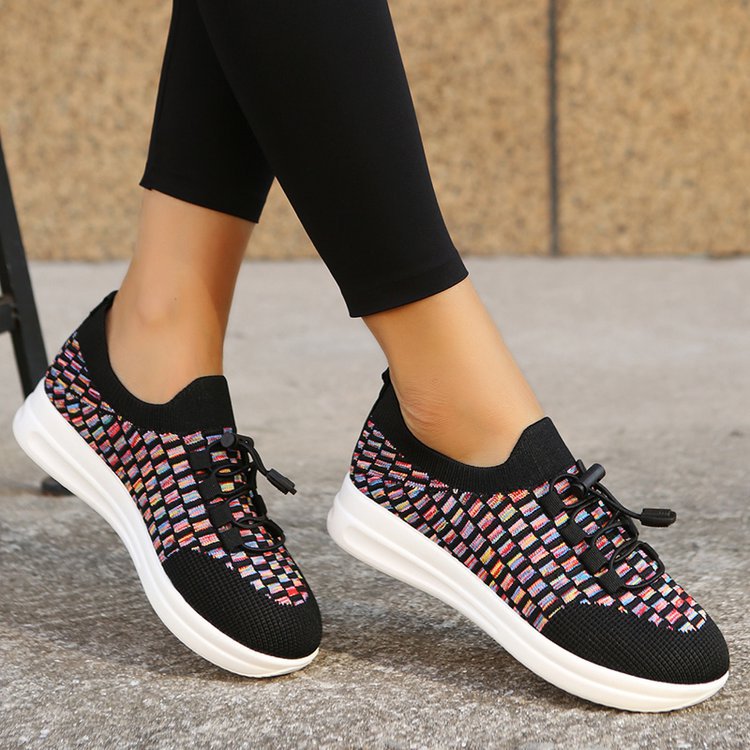 Nuevo 2023 Fly Knit Zapatillas de colores para caminar