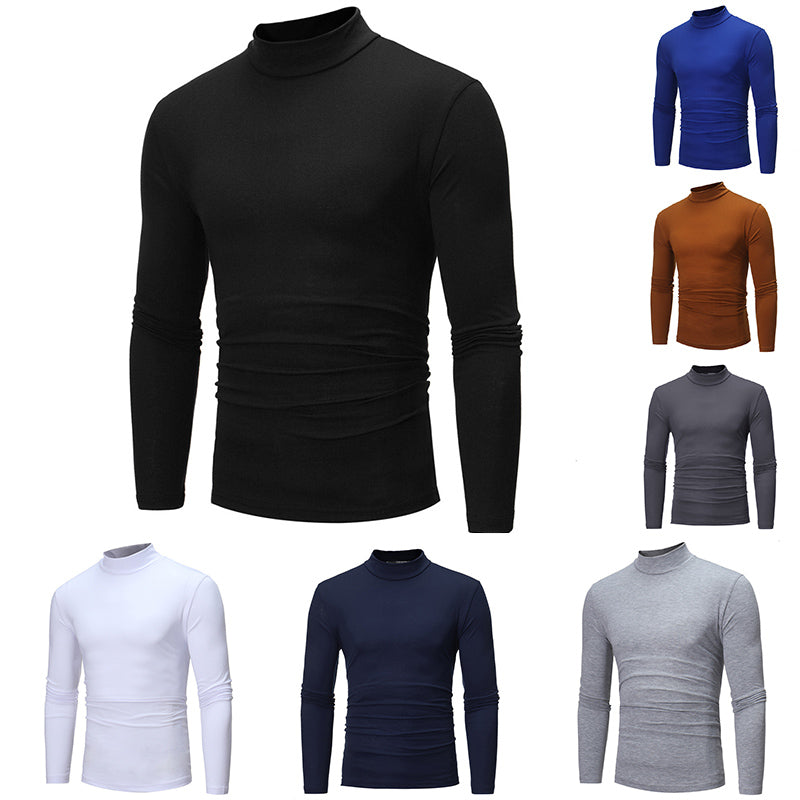 Camiseta Térmica Cuello Alto Algodón