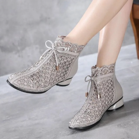 Botines Elegancia Bordado