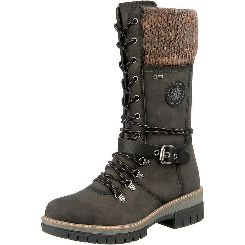 2021 Nuevo estilo de Botas de Jinete de Tubo Medio Botas de Nieve Botas Martin