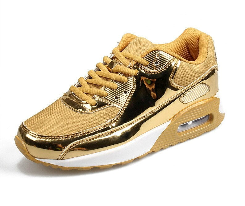 Zapatos Deportivos Dorados