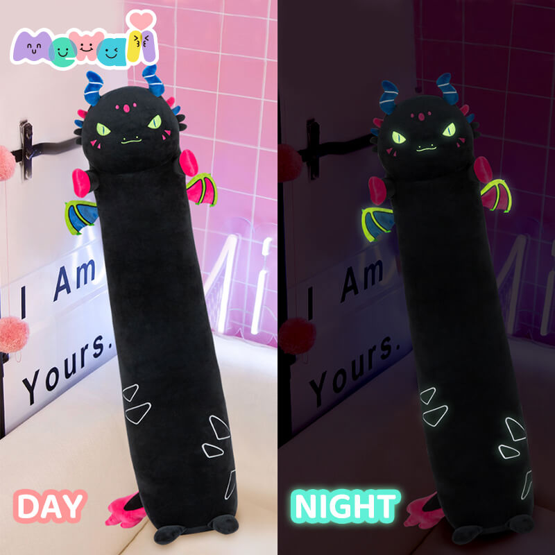 Original Design Luminous Devil Dragon Black Stuffed Animal Kawaii Plushies