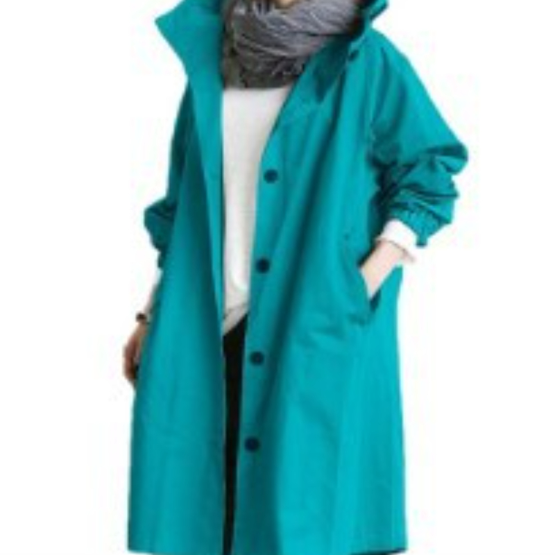 2023 Fashion Trench Coat Spring Autumn Casual Hooded Medium Long Overcoat Loose Windproof Coat Korean Trendy Large Size
