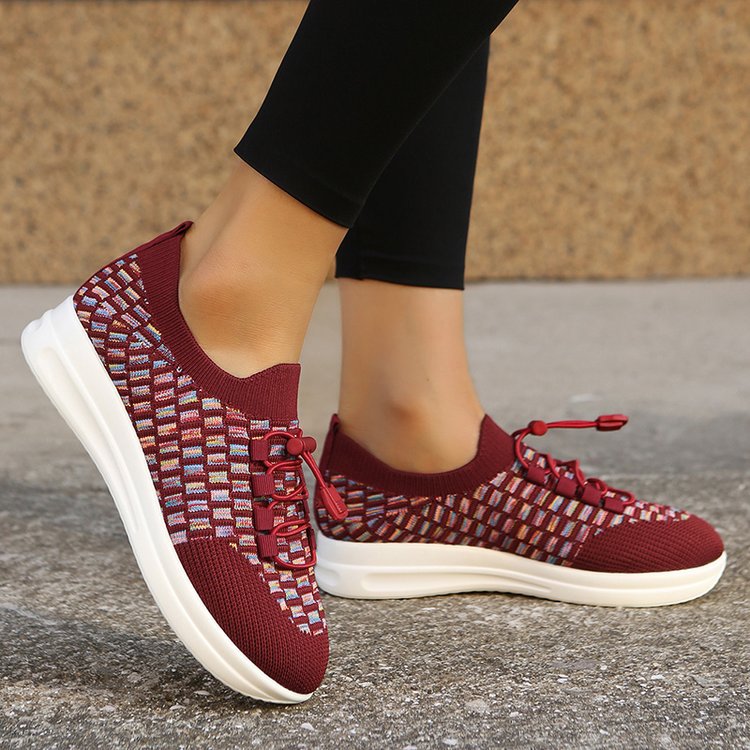 Nuevo 2023 Fly Knit Zapatillas de colores para caminar