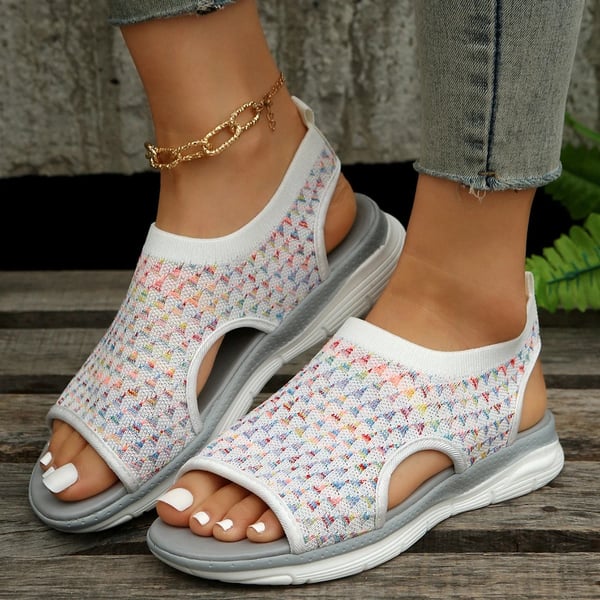 Sandalias lavables mejoradas flexibles para mujer