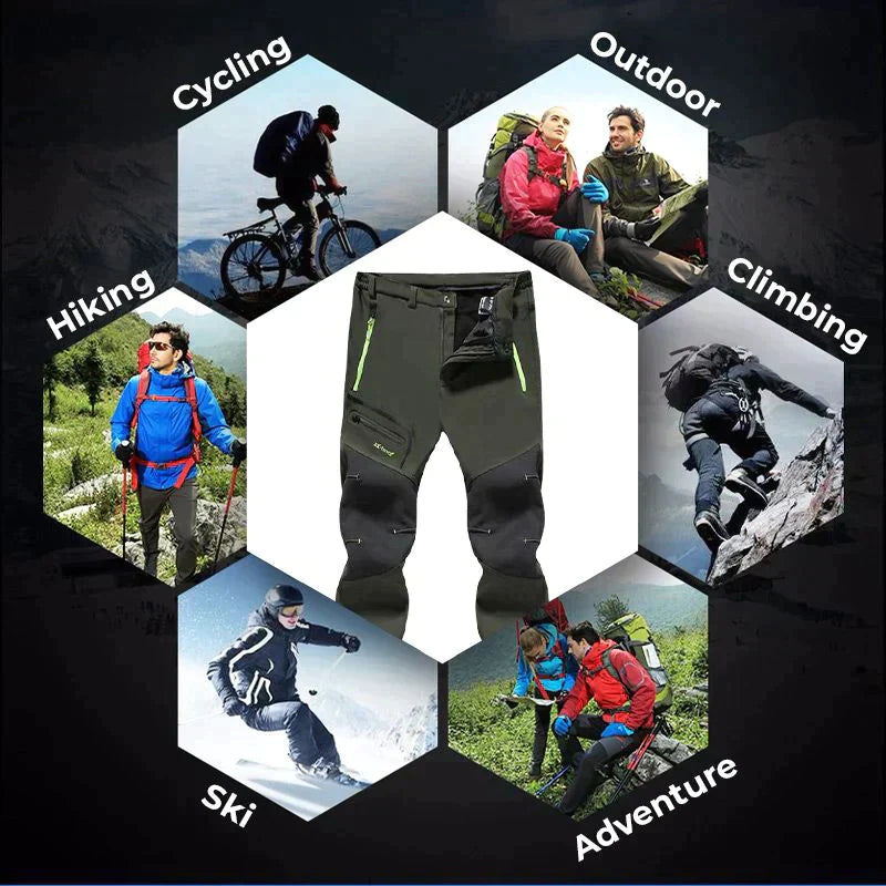 Pantalones de exterior impermeables y de secado rápido