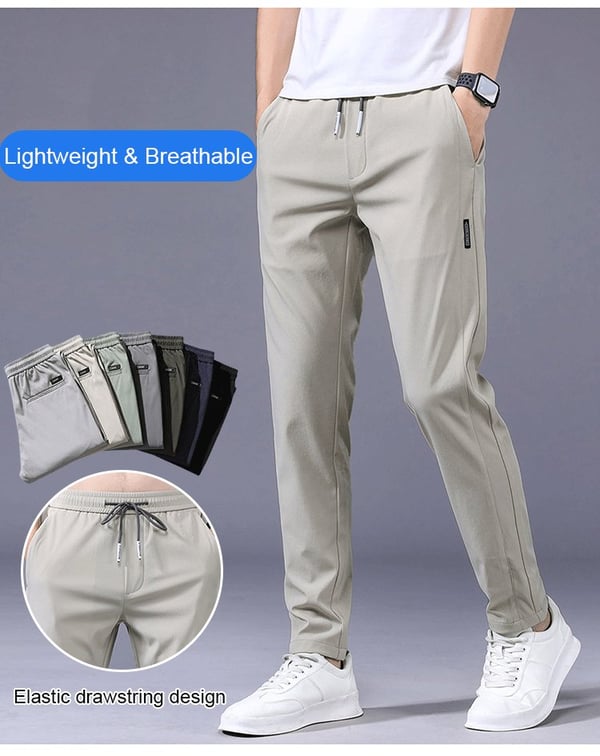 Pantalón elástico de secado rápido para hombre(Compra 3 envío gratis)