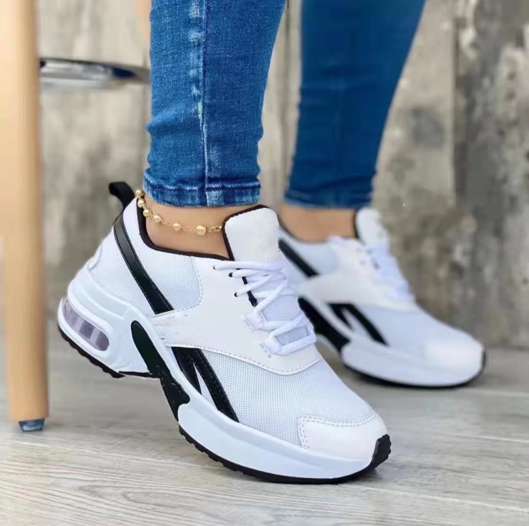 40 % DE DESCUENTO SOLO HOY: zapatillas deportivas con plataforma para mujer con cordones y colores