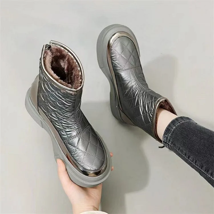 botas de nieve de felpa