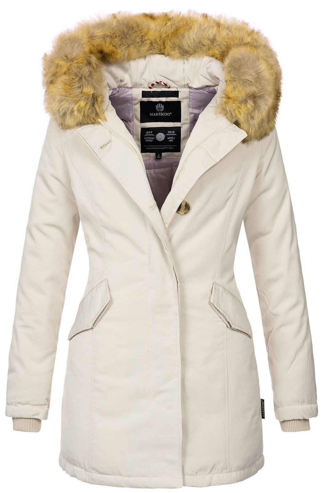 Ladies winter jacket coat coat winter jacket warm lining C