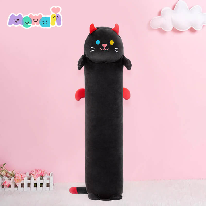 Original Design Black Cat Kitten Stuffed Animal Kawaii Plush Pillow Squishy Toy
