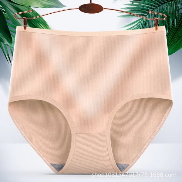 🔥ÚLTIMO DÍA DE REBAJAS 49% DE DESCUENTO🔥ladies high waist antibacterial hygroscopic underwear (El descuento tendrá efecto en el momento del pago)