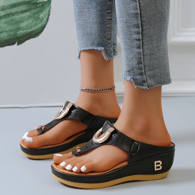 🎁 ROMA VERANO MUJER CHANCLAS CUÑAS 🎁 ZAPATILLAS GRUESA