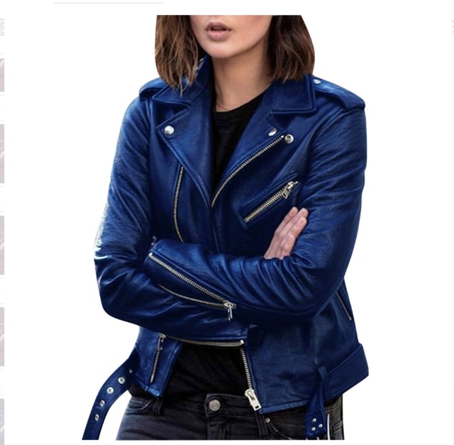 Women Classic Faux Leather Jacket Female Moto Biker Jackets Autumn Winter Thin Ladies Brand Slim Short Leather Outwear