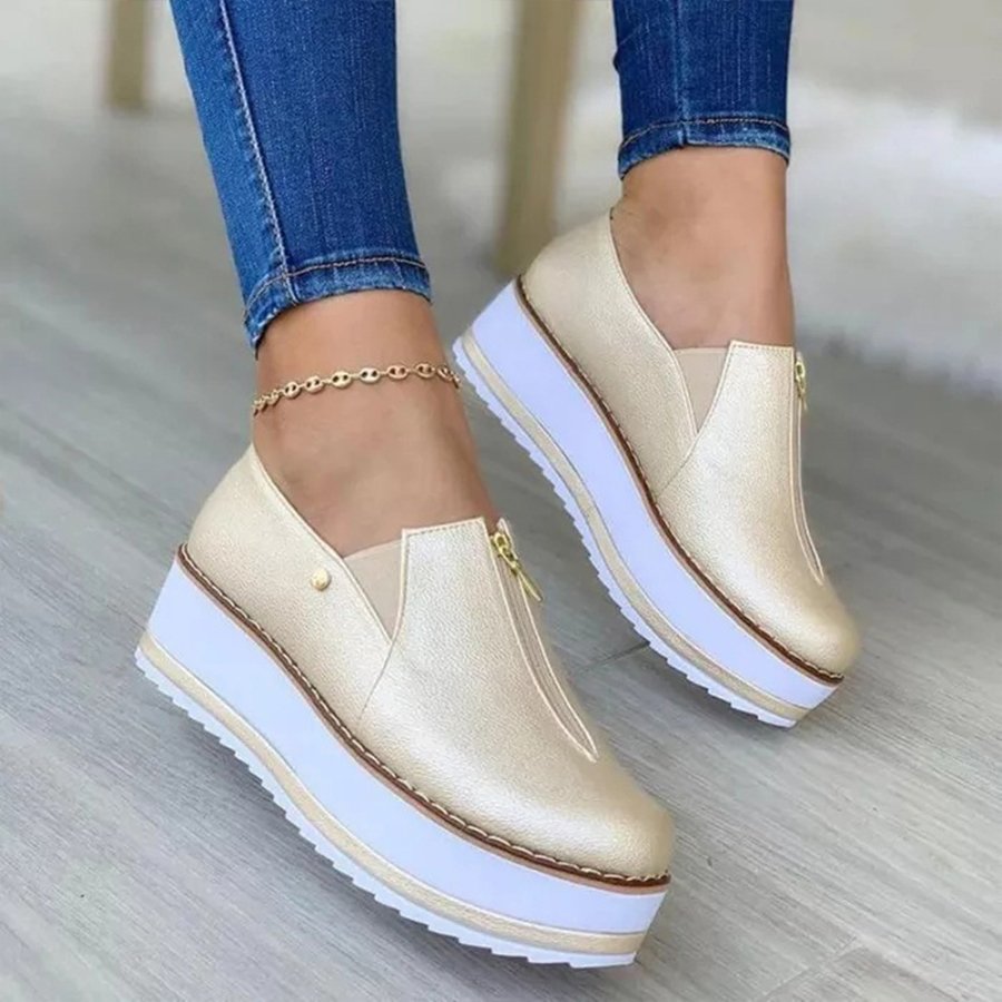 Zapatos casuales de mujer con plataforma