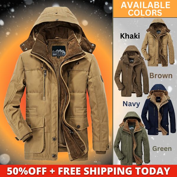 Abrigo de invierno clásico para hombre-Envío gratis