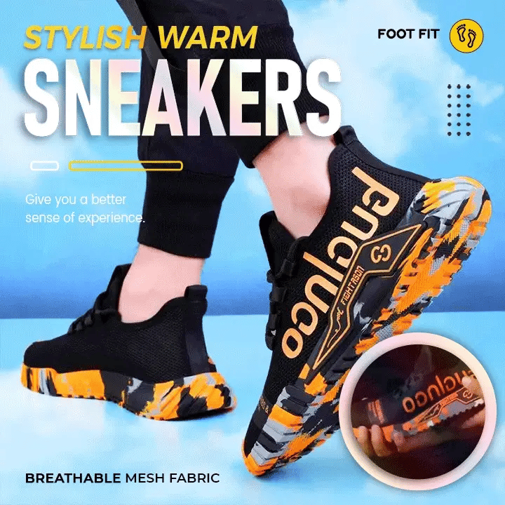 Zapatillas deportivas elegantes y cálidas