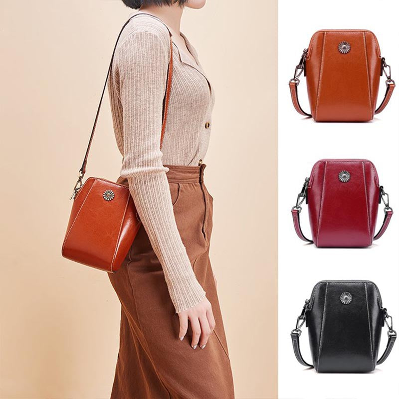 Bolso bandolera francés con conchas que combinan con todo