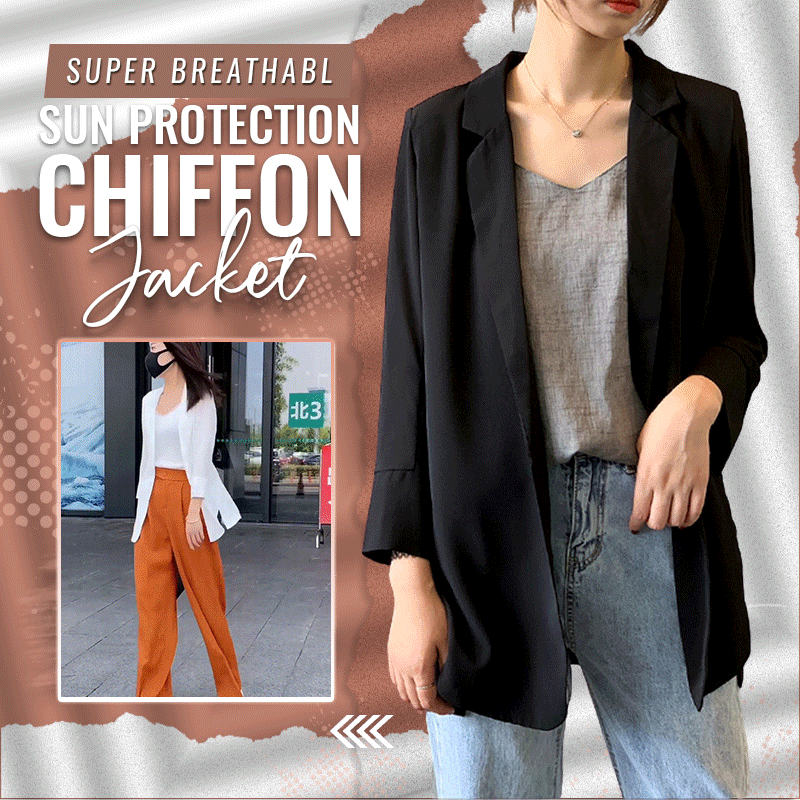 Chaqueta de traje de gasa con protección solar súper transpirable-Compre 2 envío gratis
