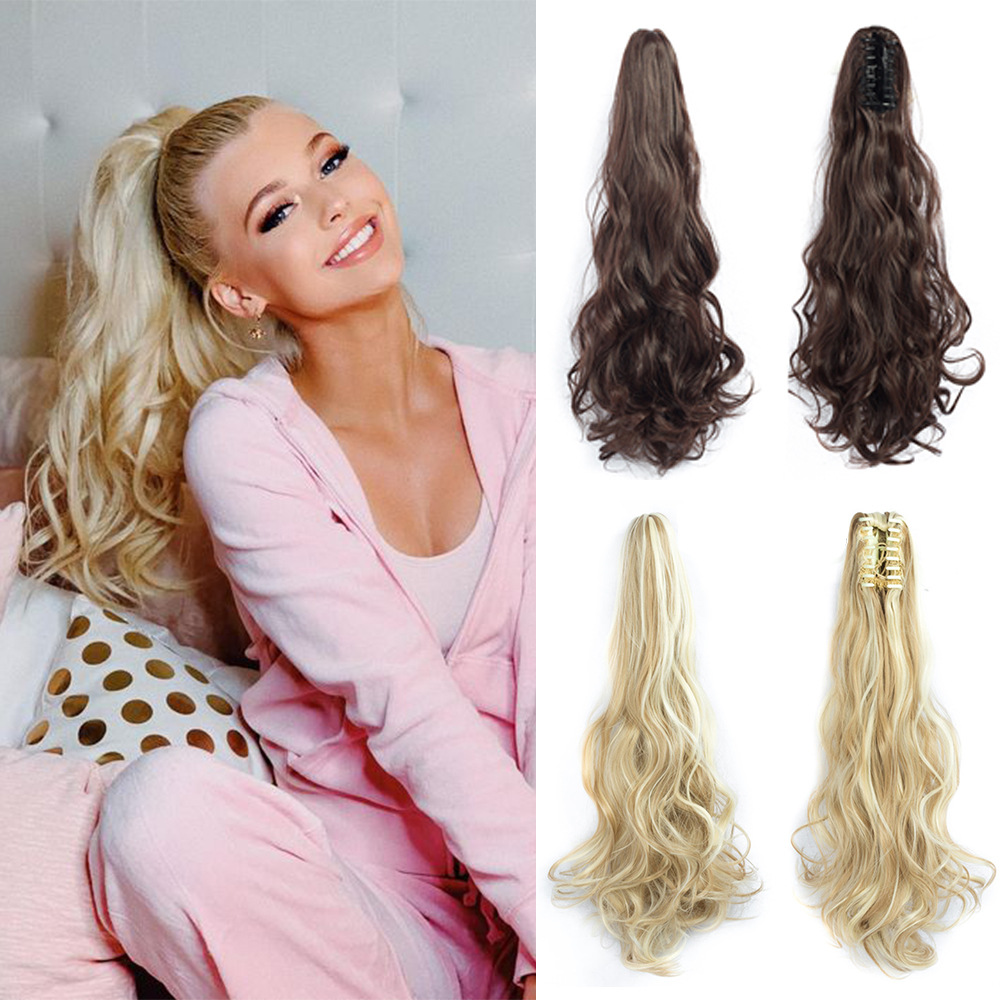 Wavy Curly Wig Clip Ponytail Extension