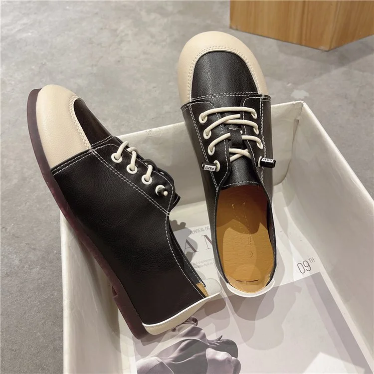 2023 Zapatos de cuero con suela blanda antideslizante para tobillo para mujer 🔥Compra 2 envío gratis🔥