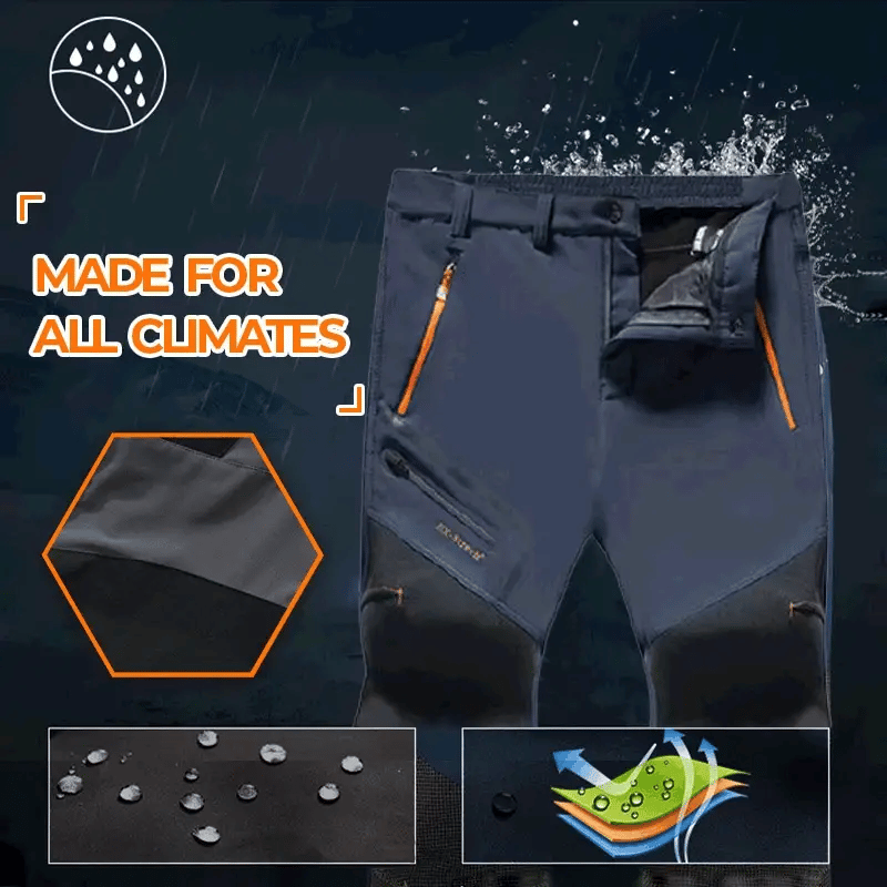 Pantalones de exterior impermeables y de secado rápido