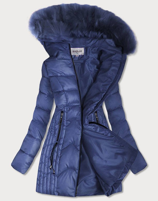 Blue ladies winter jacket