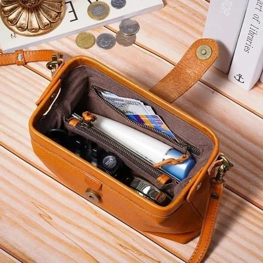 ✨Bolso retro de piel de primera calidad hecho a mano 🔥Compre 2 envío gratis🔥