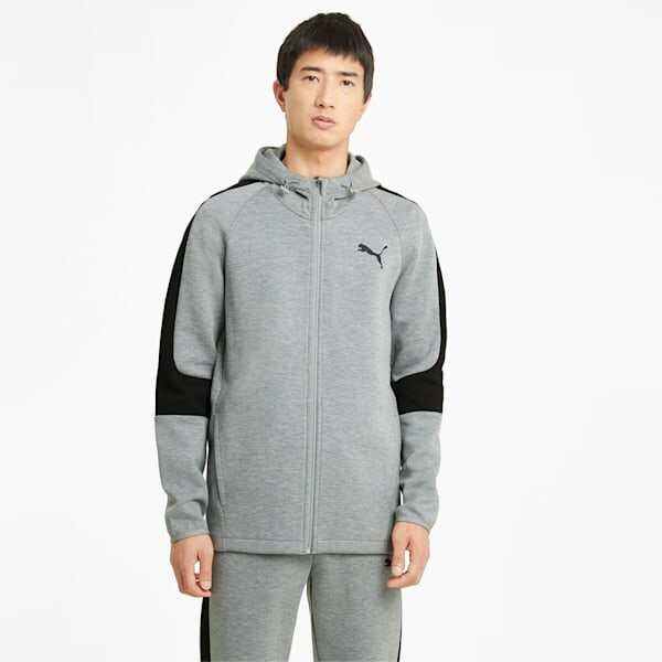 Sudadera con capucha y cremallera completa Evostripe para hombre