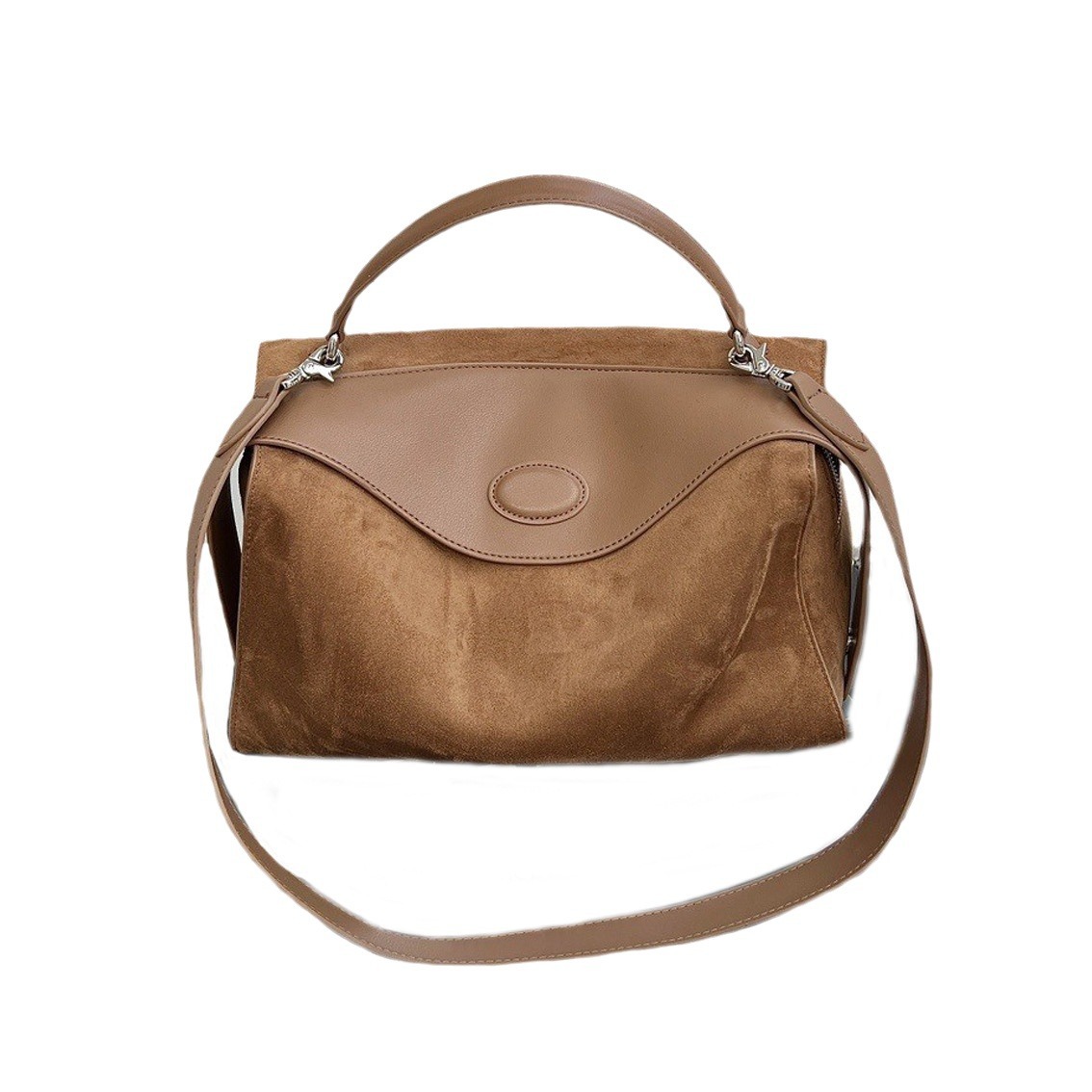 Vintage Cowhide Pillow Bag